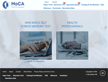 Tablet Screenshot of mocatest.org
